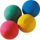 4 Balles caoutchouc naturel