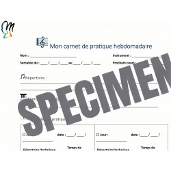 Mon carnet de pratique hebdomadaire
